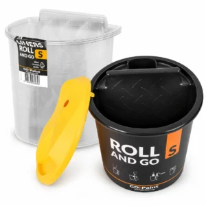 Zestaw Roll & Go S: wiadro, trzy wkłady i żółta pokrywa